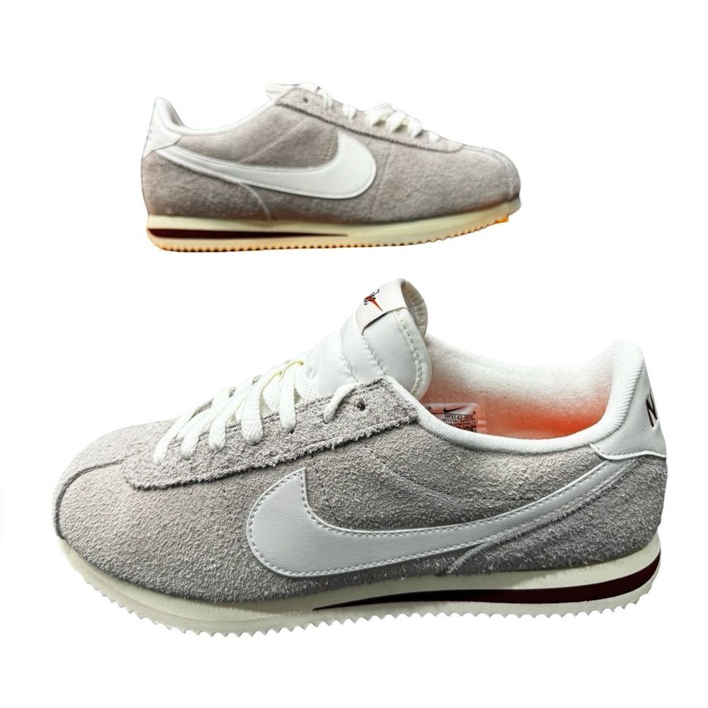 Nike Cortez SE College Gray Sail Sneakers Men's 9 BNIB Retro Classic - Picture 2 of 12